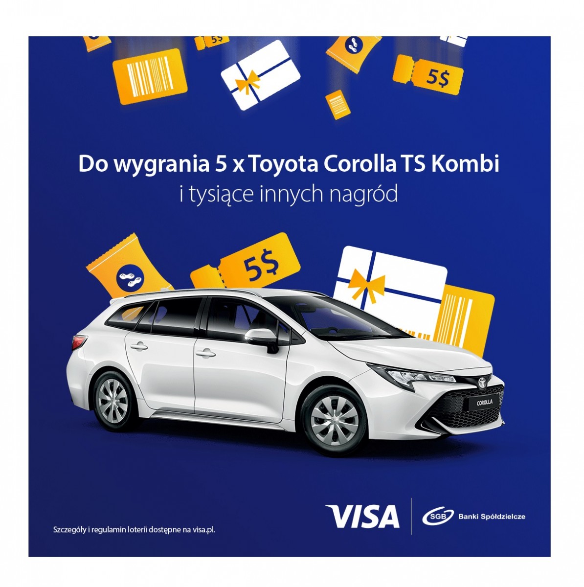 Płać kartą Visa i wygraj Toyotę Bank Spółdzielczy w Lipnie